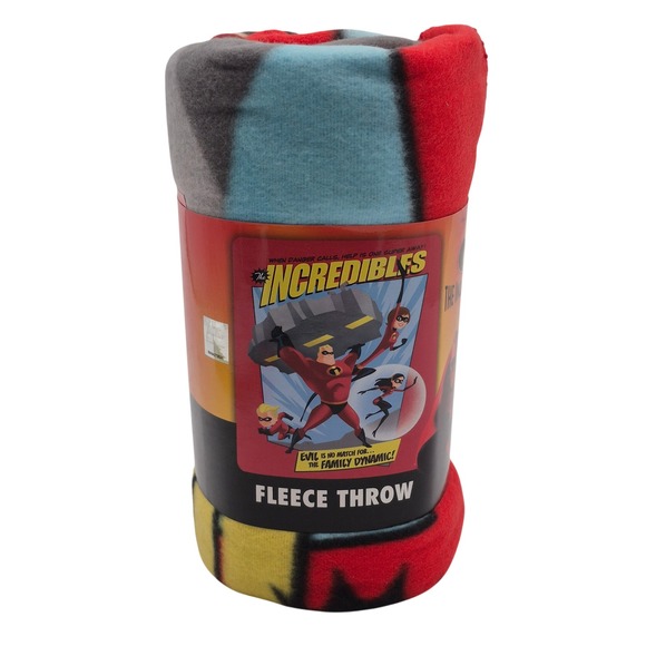 The Northwest Company Other - The Incredibles Family Fleece Throw Blanket 50" x 60" The Northwest Company Red